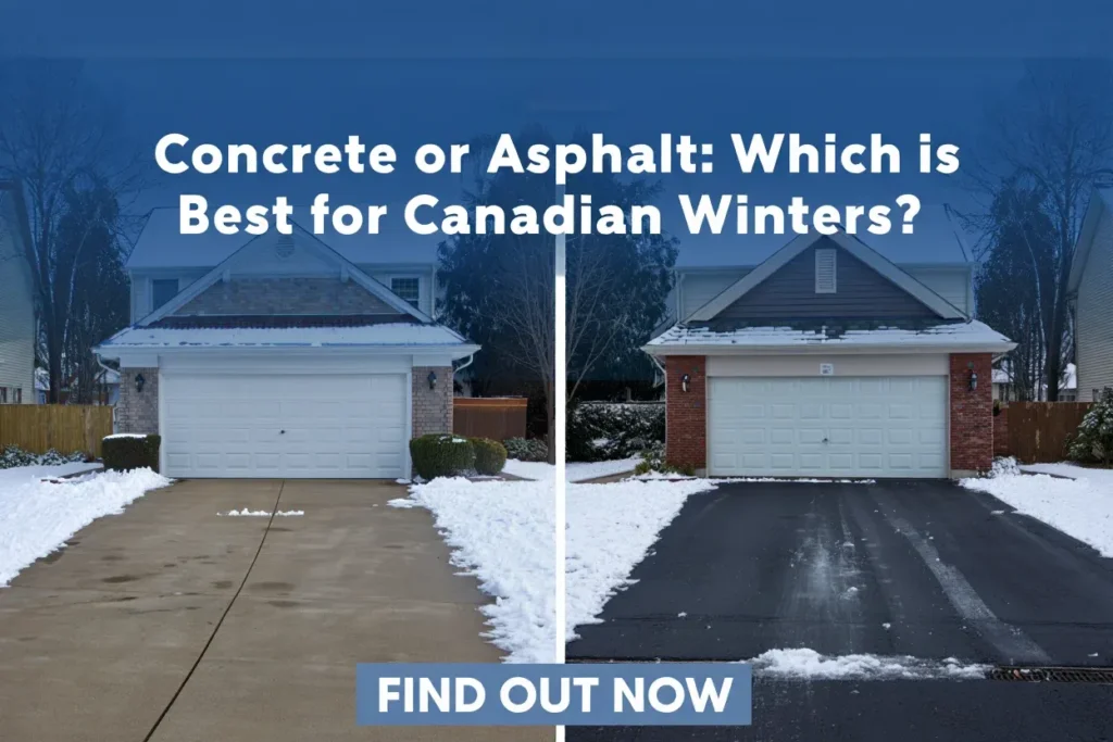 Concrete vs Asphalt in cold climates